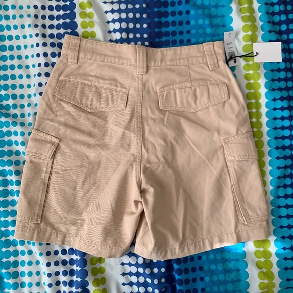 Aritzia Tna Lenox Cargo Shorts, Size 4, Flax Beige - Picture 4 of 8